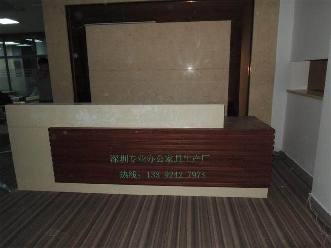 時尚板式前臺廠家直銷，深圳辦公家具